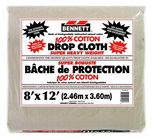 Bennett Drop Cloth 100% Cotton Super Heavy Weight - Speers Flooring