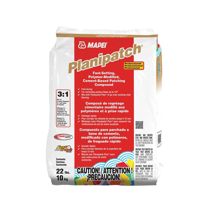 Planipatch Patching Compound - Fast Setting Polymer - 22lbs