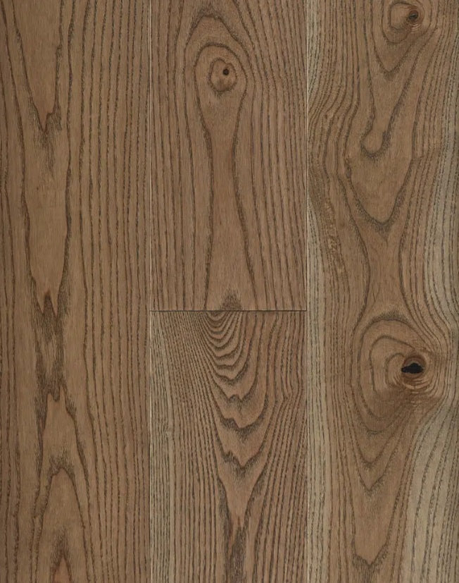 Superior Ash Engineered Fog Wire Brushed 5 3/16" x 3/4" 10% Matte Sheen Heritage Grade