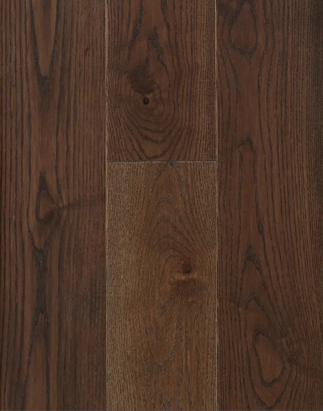 Superior Ash Engineered Grizzly Wire Brushed 5 3/16" x 3/4" 10% Matte Sheen Heritage Grade