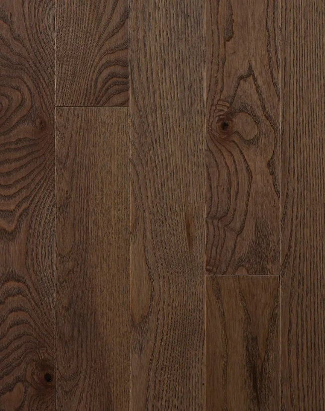 Superior Ash Engineered Storm Wire Brushed 5 3/16" x 3/4" 10% Matte Sheen Heritage Grade