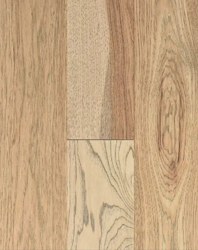 Superior Hickory Engineered Biscotti Wire Brushed 5 3/16" x 3/4" 10% Matte Sheen Premier Grade