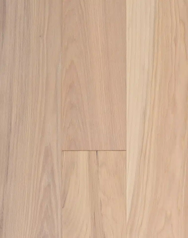 Superior Hickory Engineered Swiss Wire Brushed 5 3/16" x 3/4" 10% Matte Sheen Premier Grade