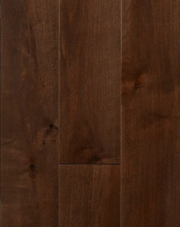 Superior Maple Engineered Cocoa Smooth 5 3/16" x 3/4" 25% Low Sheen Heritage Grade