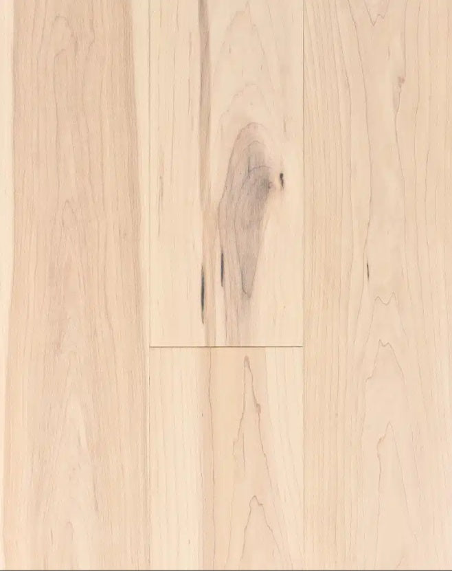 Superior Enhanced Maple Engineered Ivory Smooth 6" x 3/4" 5% Matte Sheen Select Grade