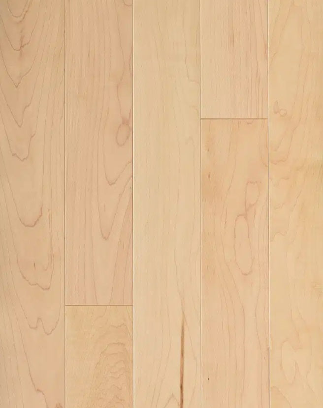 Superior Maple Solid Natural Smooth 4 1/4" x 3/4" 25% Low Sheen Premier Grade
