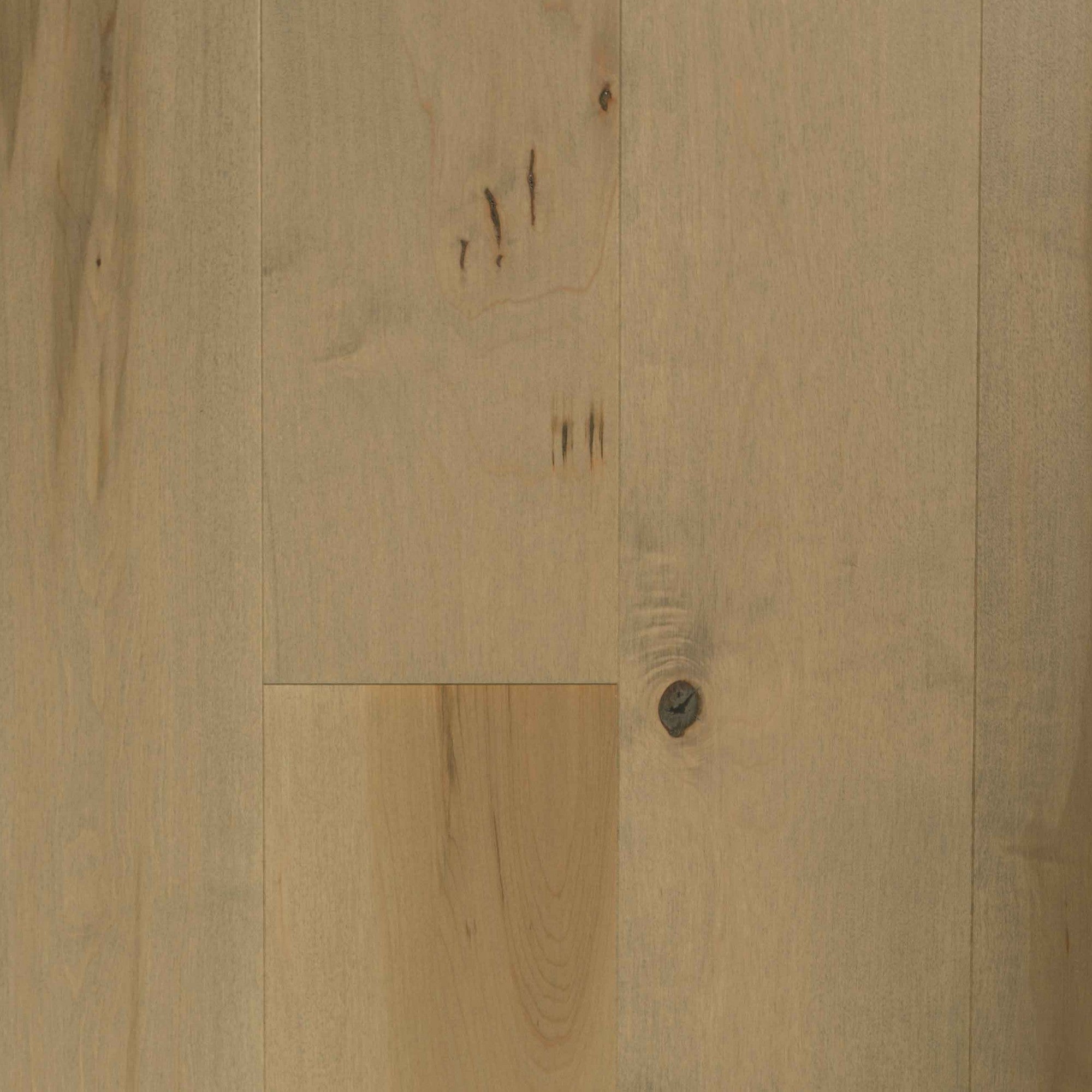 Vintage Northern Solid Sawn Maple Sahara Smooth 3 1/4" x 3/4" Pearl Low Sheen Select V Grade