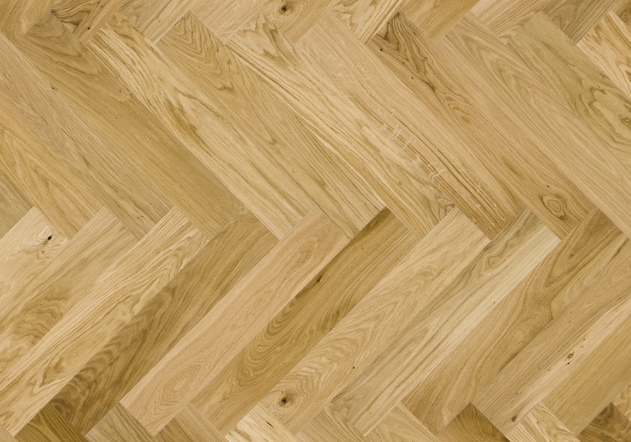 Savannah Memoirs European White Oak Brushed Atwood Herringbone 5" x 9/16" x 28.5" L Planks