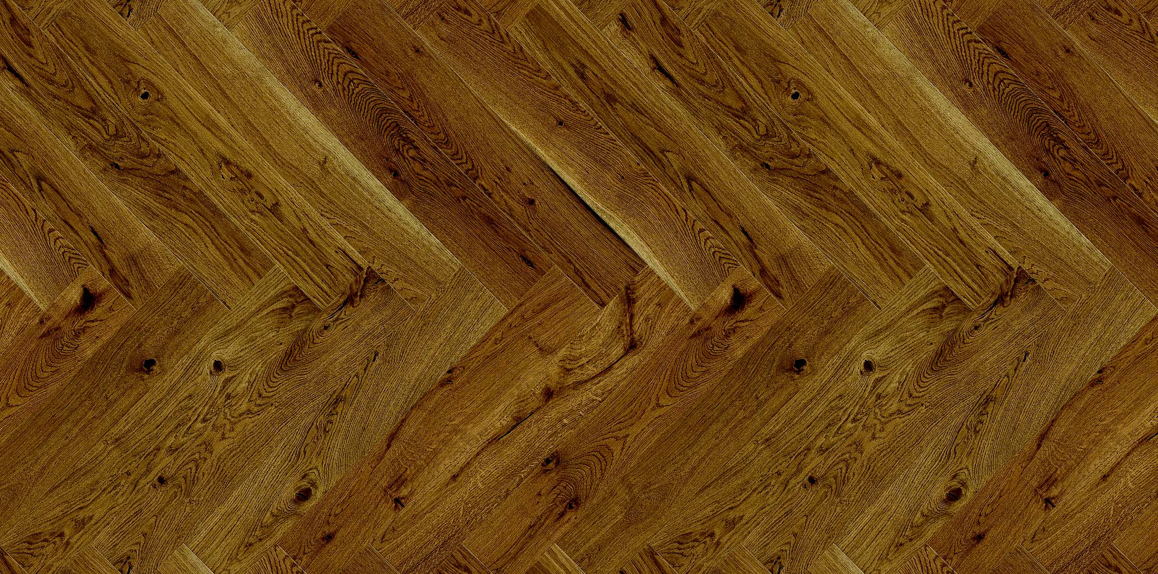 Savannah Memoirs European White Oak Brushed Austin Herringbone 5" x 9/16" x 28.5" L Planks