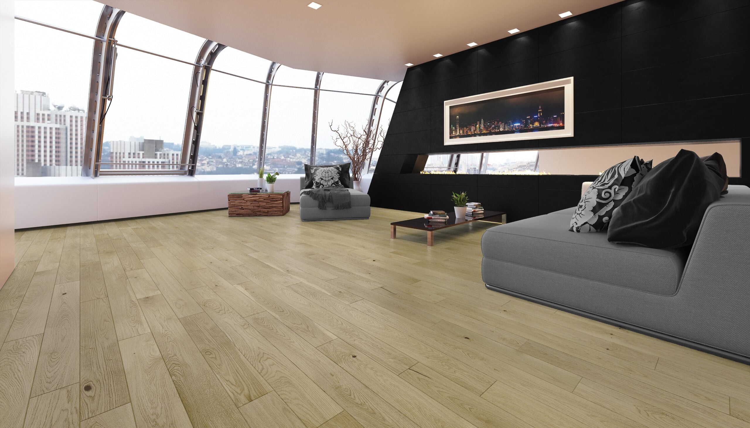 Savannah Memoirs European White Oak Brushed Hawthorne 7" x 9/16" x R/L up to 86"