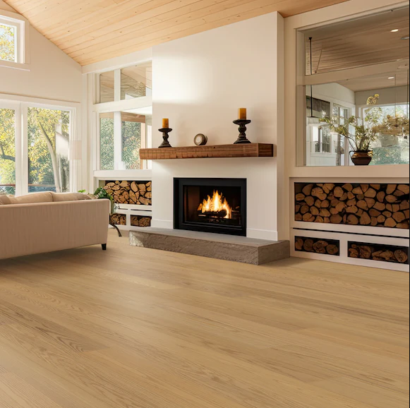 BiYork Nouveau 6 American Oak Normandy Isle 3/4" (18mm) x 6 1/2" Wire Brushed Character Plus