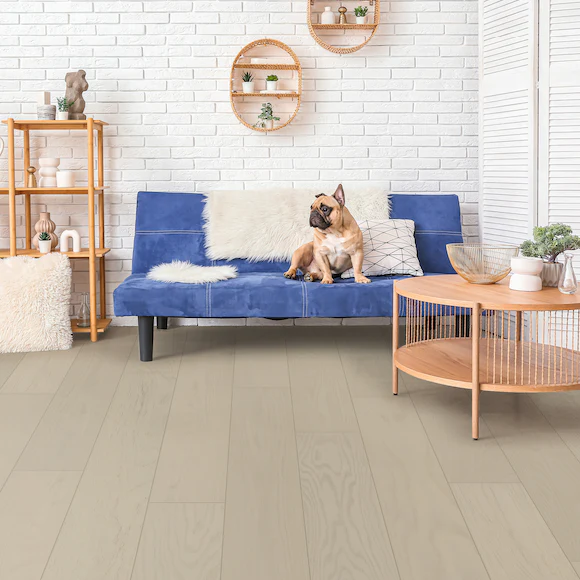 BiYork Nouveau 6 American Oak Segovia Castle 3/4" (18mm) x 6 1/2" Wire Brushed Character Plus