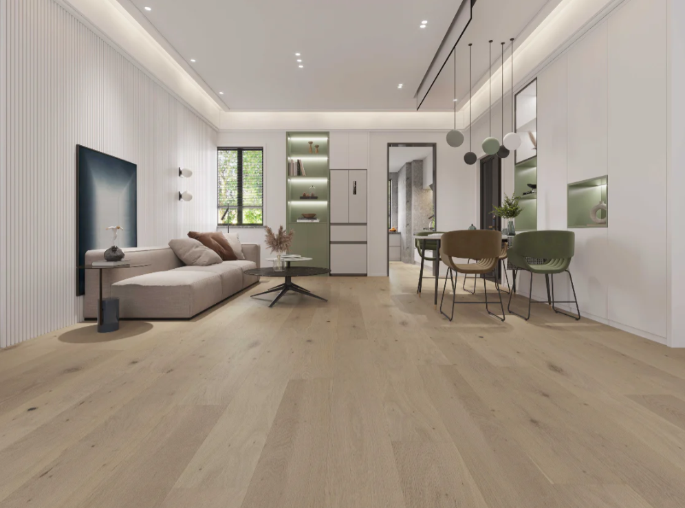 BiYork Nouveau 7 Prelude European Oak Snow Willow 7 1/2" x 1/2" (12 mm) Random Length
