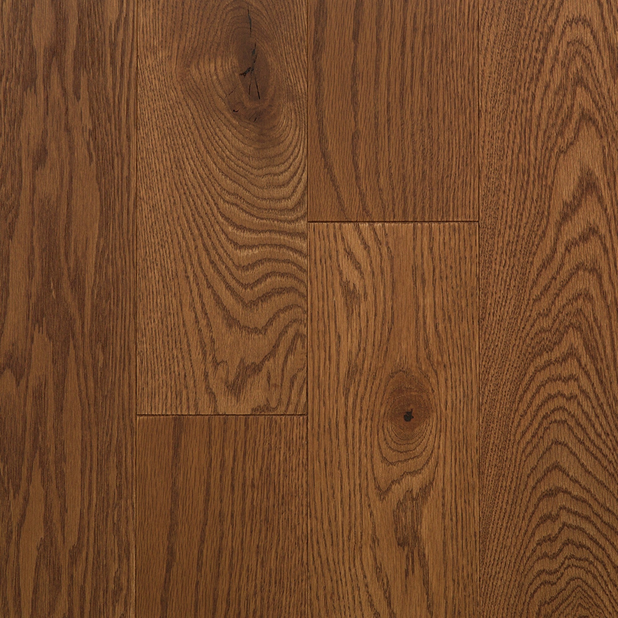 Vintage Northern Solid Sawn Red Oak Kahlua Smooth 6 1/2" x 3/4" Pearl Low Sheen Character Grade