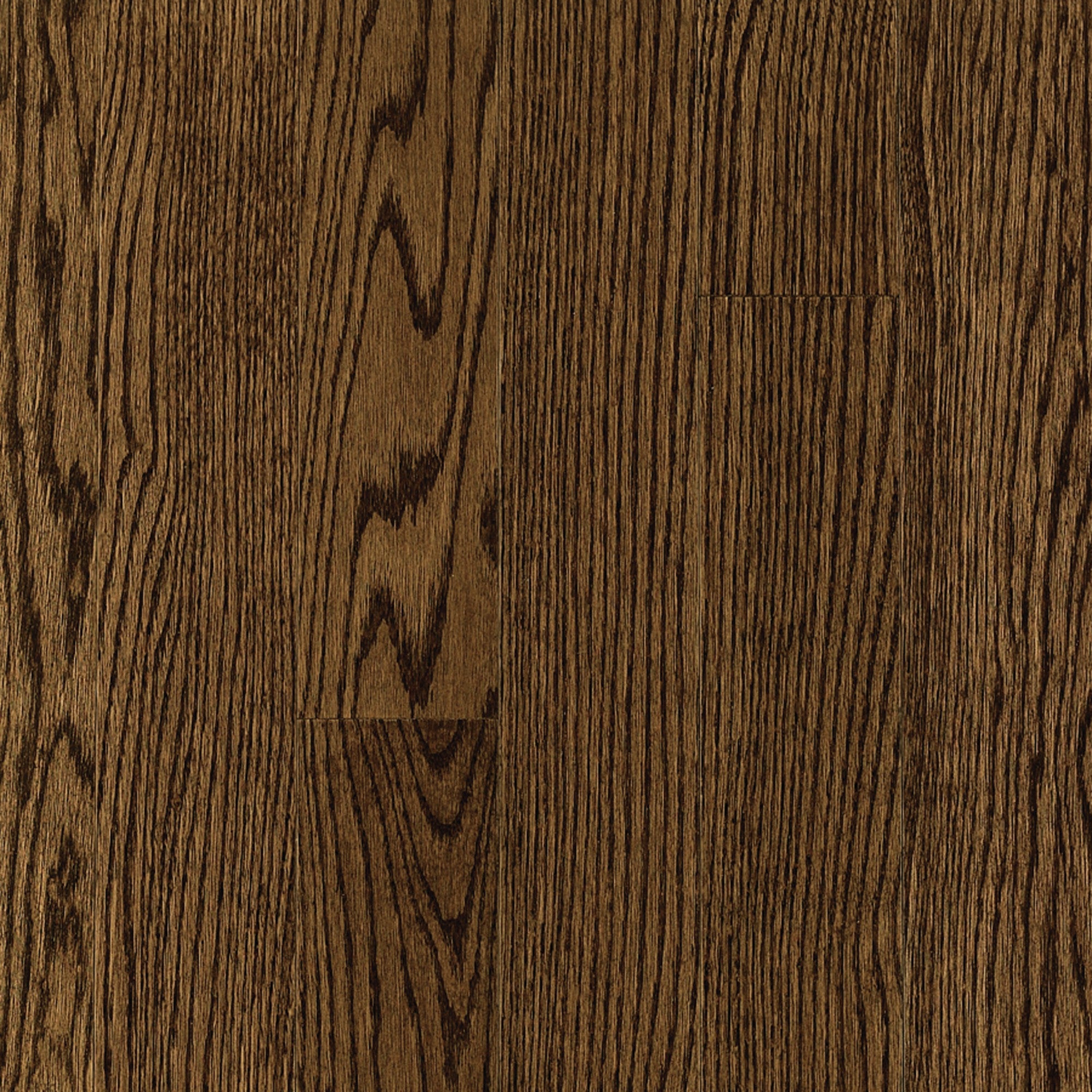 Vintage Northern Solid Sawn Red Oak Mocha Smooth 6 1/2" x 3/4" Pearl Low Sheen Character Grade