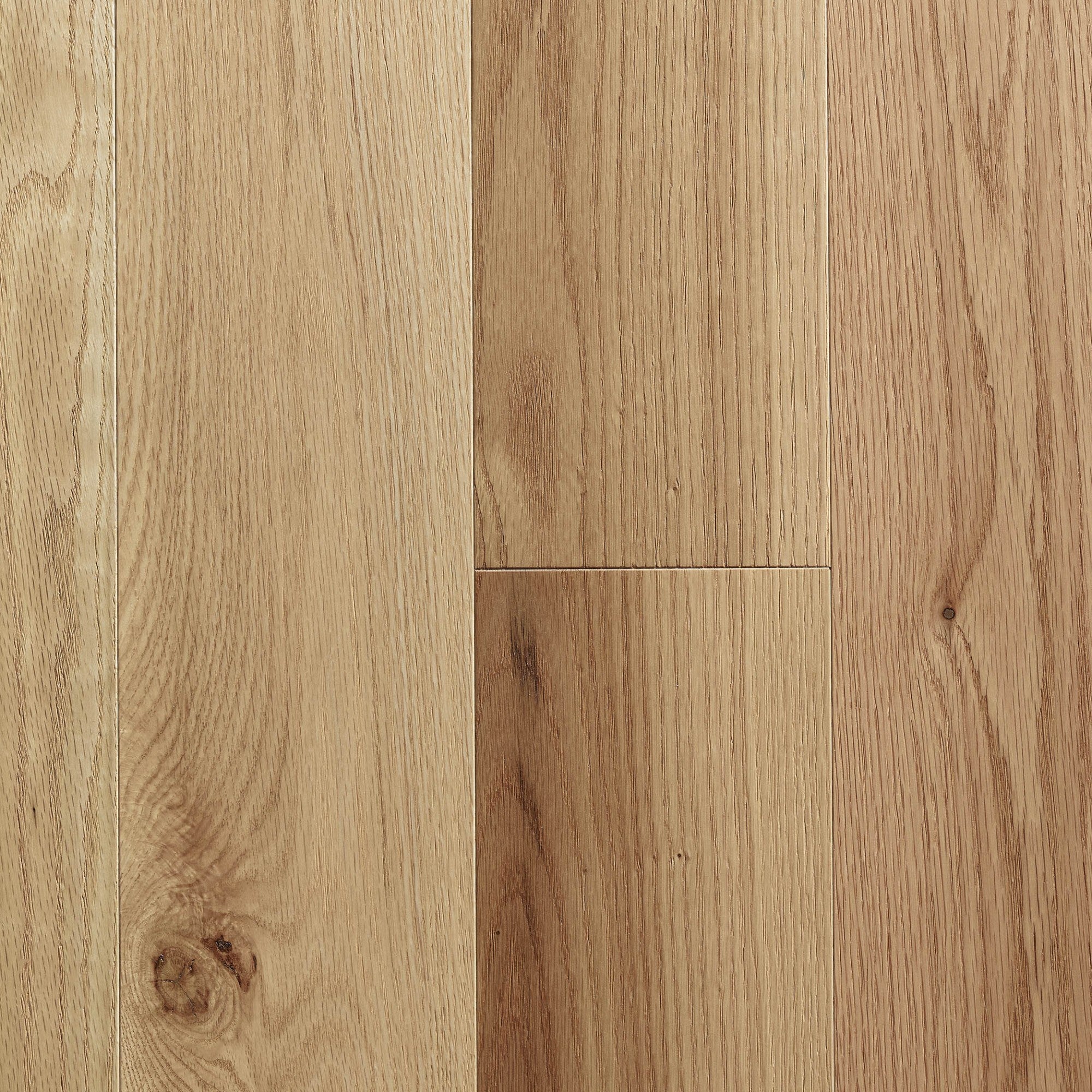 Vintage Northern Solid Sawn Red Oak Natural Wirebrushed 5" x 3/4" UVF Character Grade