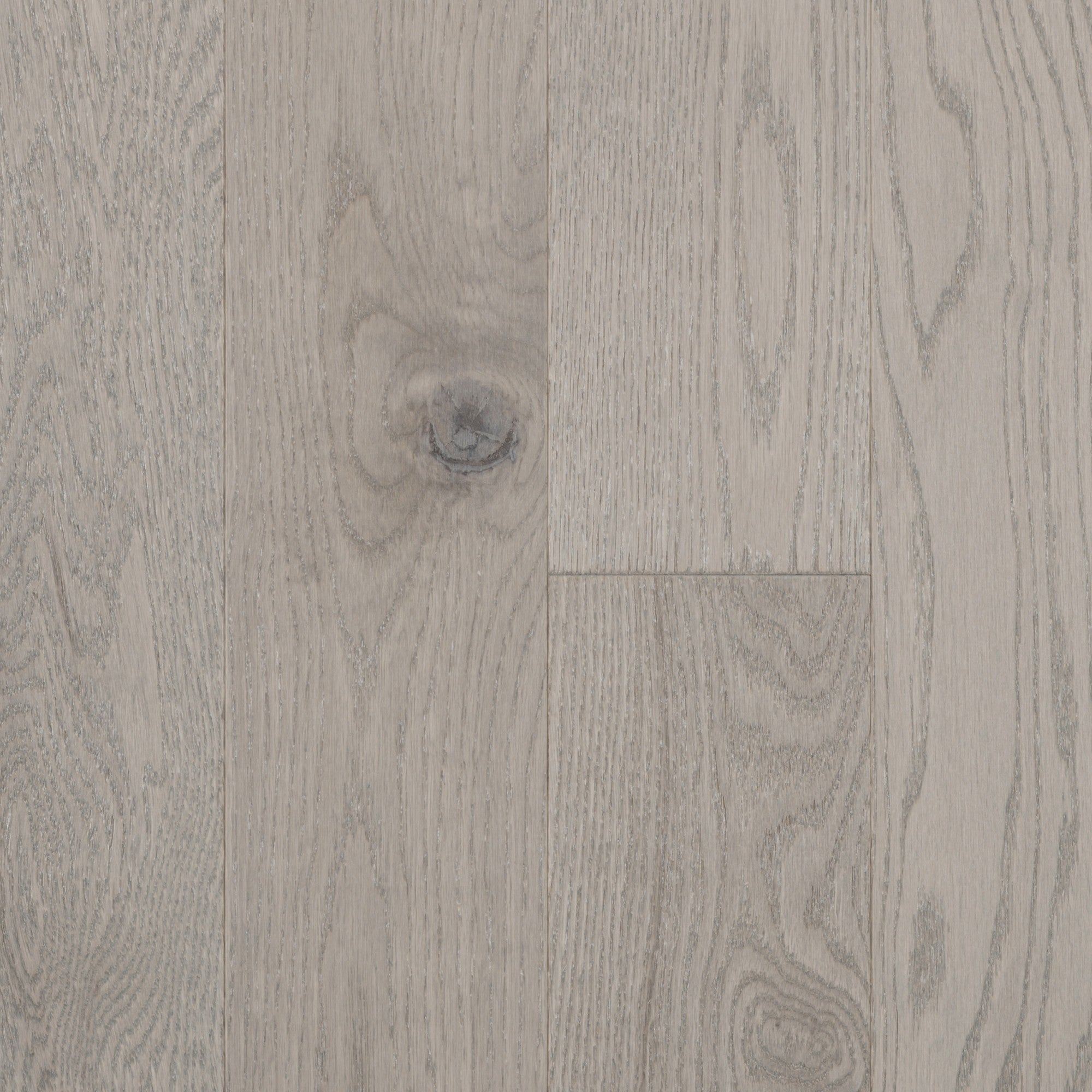 Vintage Northern Solid Sawn Red Oak Titanium Wirebrushed 7 3/4" x 3/4" UVF Character Grade