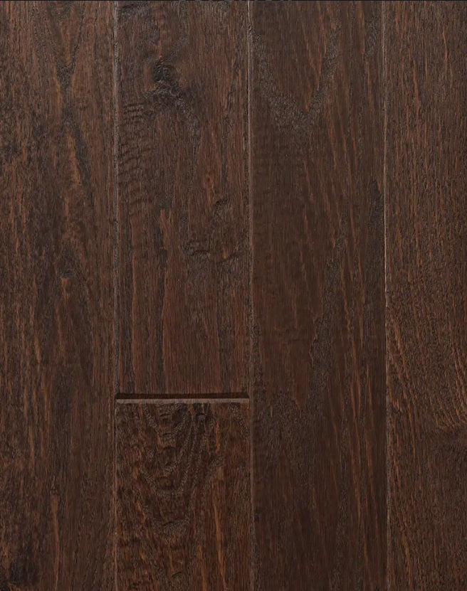 Superior Red Oak Solid Umber Hand Scraped 4 1/4" x 3/4" 10% Matte Sheen Heritage Grade