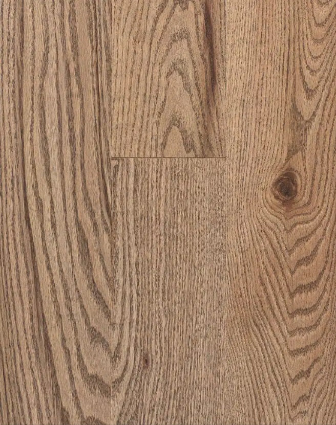 Superior Red Oak Solid Whiskey Wire Brushed 4 1/4" x 3/4" 10% Matte Sheen Heritage Grade