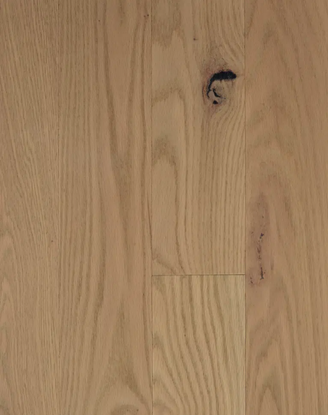 Superior Oak Engineered Oak White Frost Smooth 5 3/16" x 3/4" 5% Matte Sheen Heritage Grade