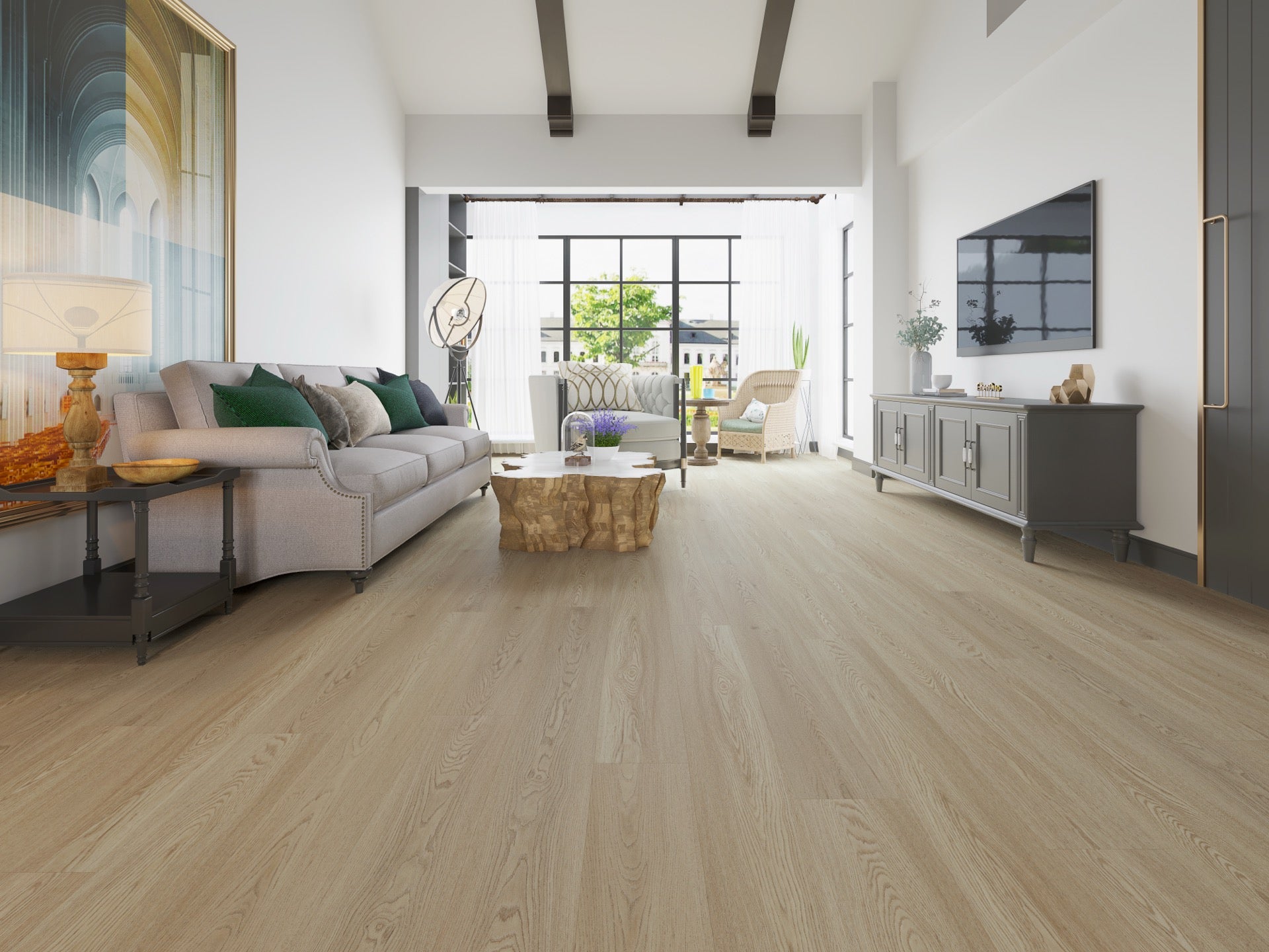 Vidar Premium Flex SPC Naked Oak 7" x 60" x 8 mm