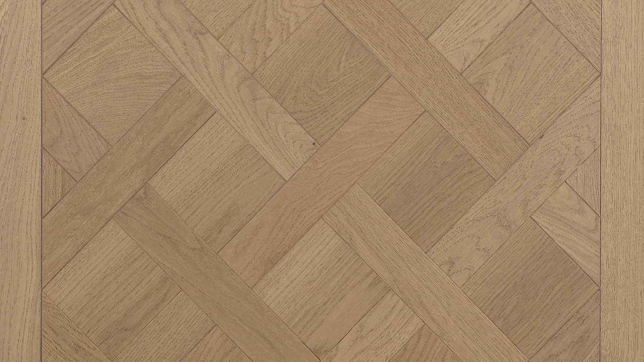 Vidar Versailles Mosaic European White Oak 31.5" x 31.5" x 3/4" (18mm) Toffee Crunch