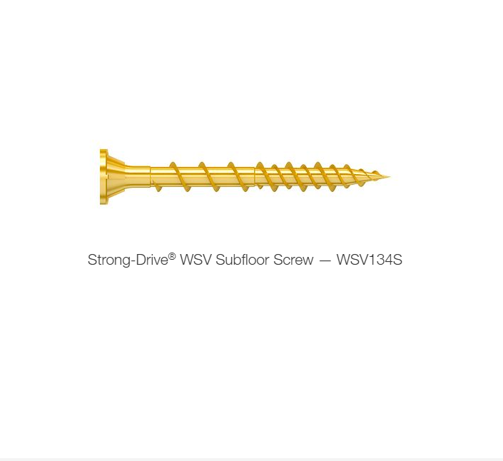 Simpson Strong-Tie Quik Drive Subfloor Screw (Collated) #9 x 1 3/4" T-25, Yellow-Zinc (2000 Quantity)