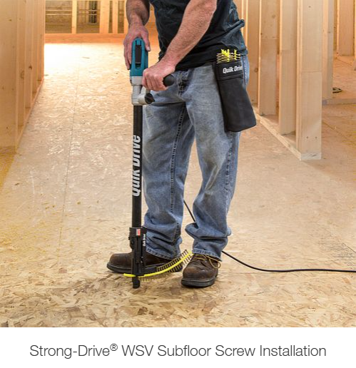 Simpson Strong-Tie Quik Drive Subfloor Screw (Collated) #9 x 1 3/4" T-25, Yellow-Zinc (2000 Quantity)