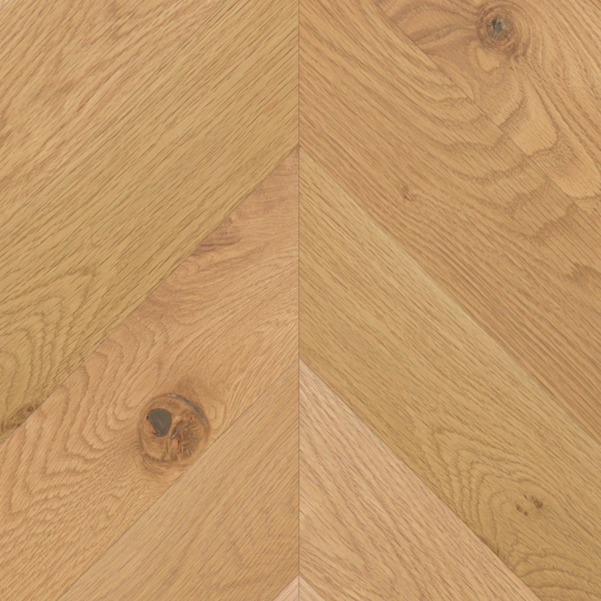 Vintage Solid Sawn White Oak Alabaster Smooth 8" x 3/4" UVF Character Grade