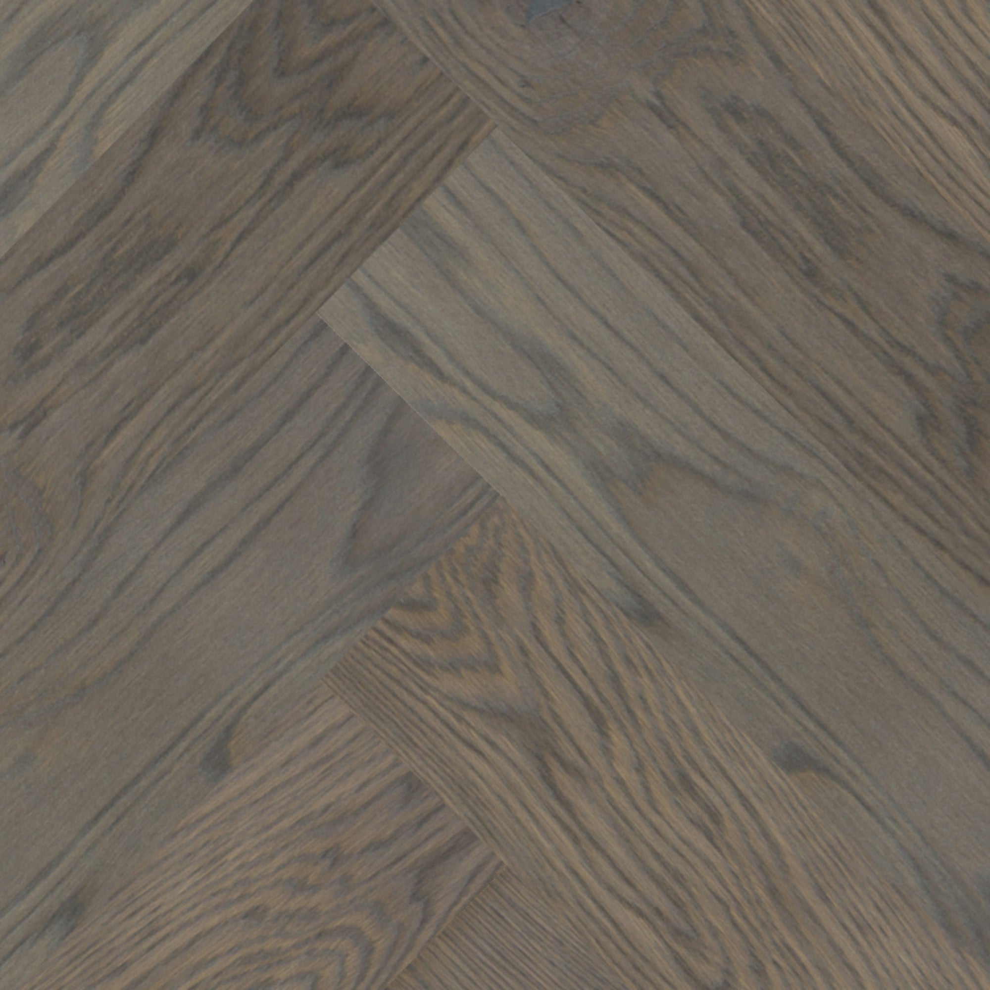 Vintage Northern Solid Sawn White Oak Apollo Smooth Herringbone 5" x 30" UVF Character Grade
