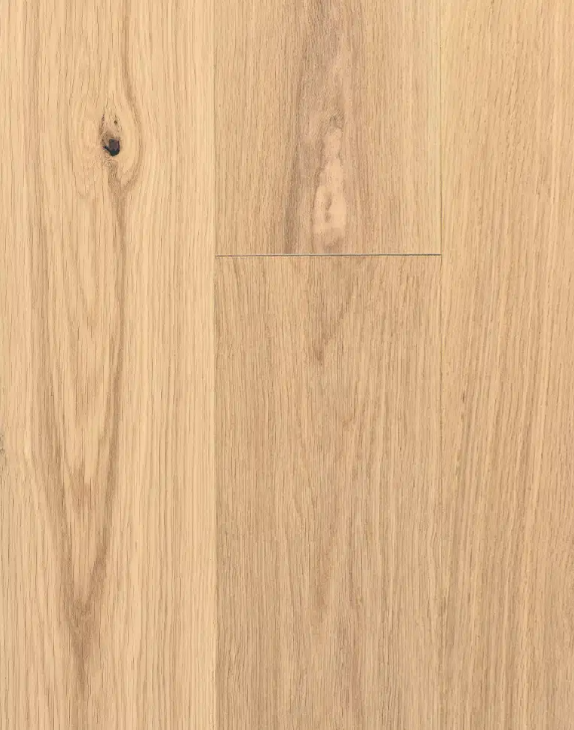 Superior White Oak Engineered Barewood Smooth 6" x 3/4" 5% Matte Sheen Heritage Grade