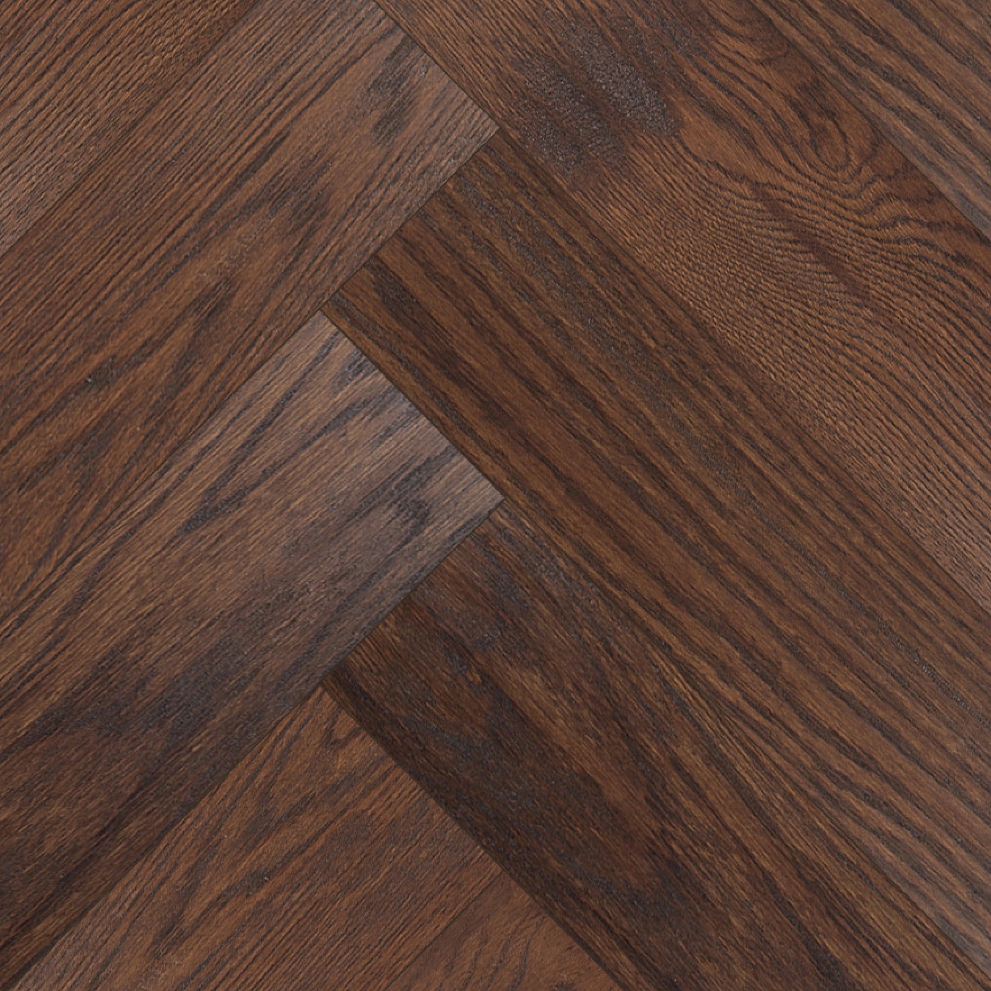 Vintage Northern Solid Sawn White Oak Buckingham Sculpted Herringbone 5" x 30" UVF Urethane Oil Character Grade