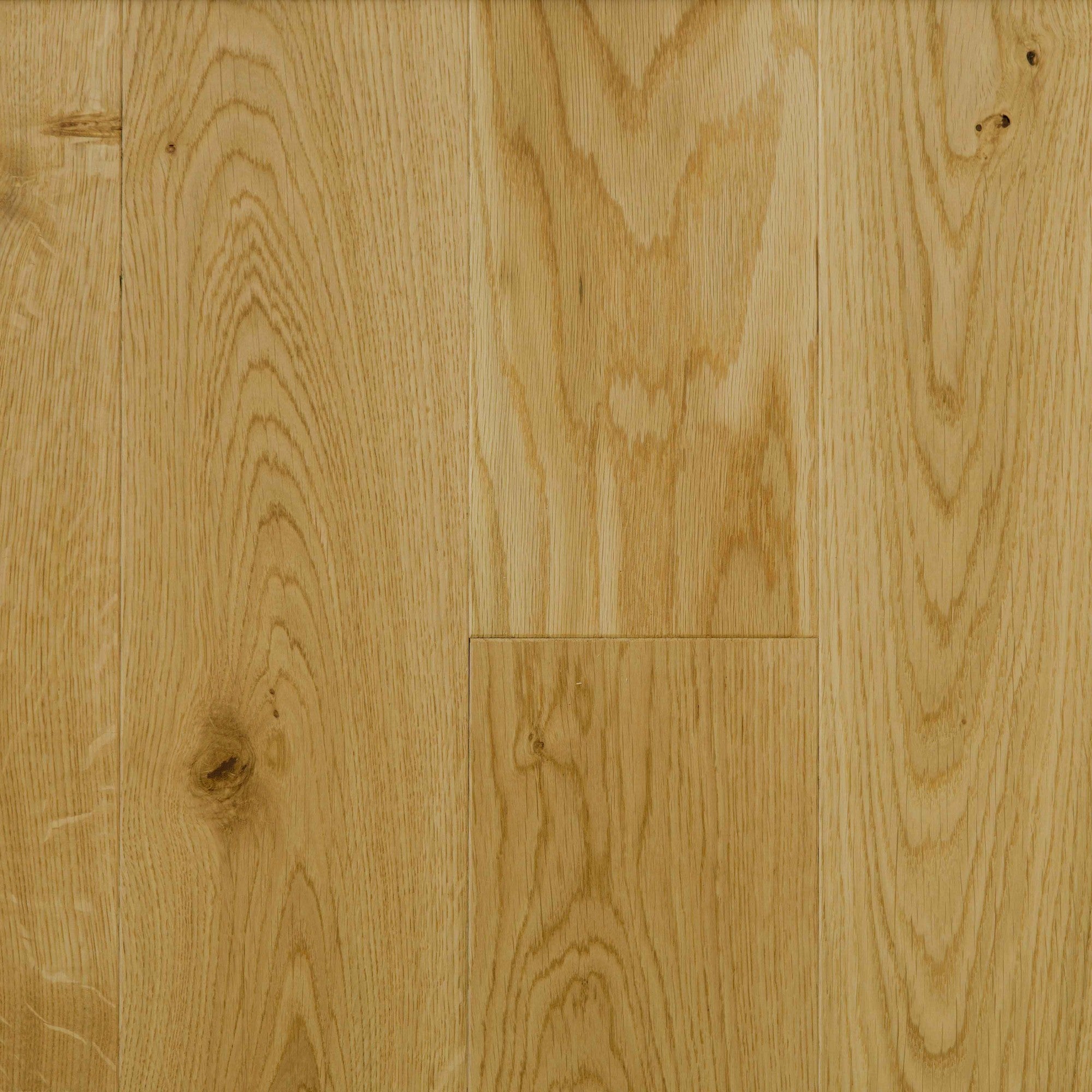 Vintage Northern Solid Sawn White Oak Natural Wirebrushed 6 1/2" x 3/4" UVF Oil Character Grade