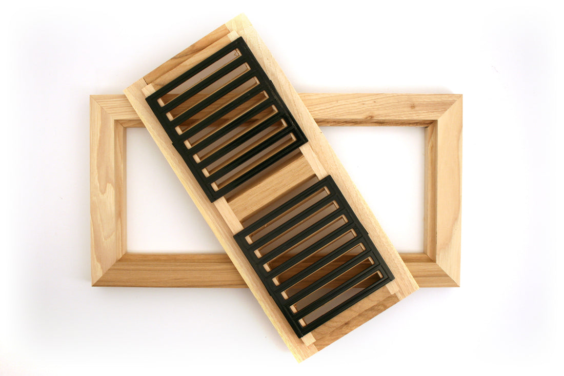 Unfinished White Oak Flushmount Vent - Speers Flooring