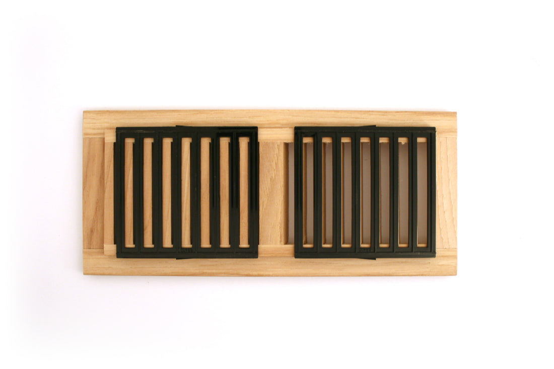 Unfinished Hickory Self Rimming Vent - Speers Flooring