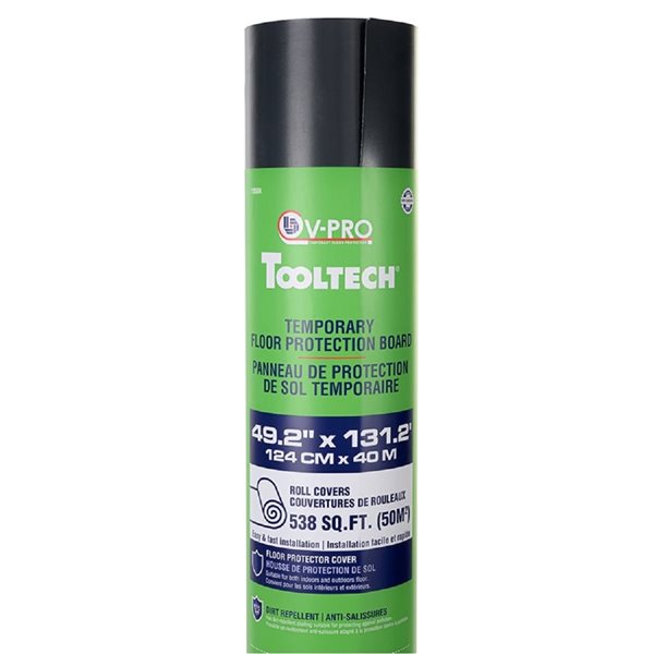Tooltech V-PRO Floor Protector Board 49" x 131.2'