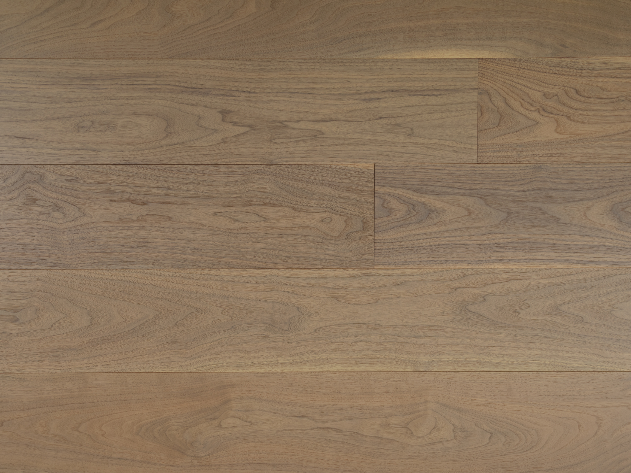 Vidar American Black Walnut Provence 3/4" (18mm) x 6" (2mm) Wire Brushed Select & Better (AB)
