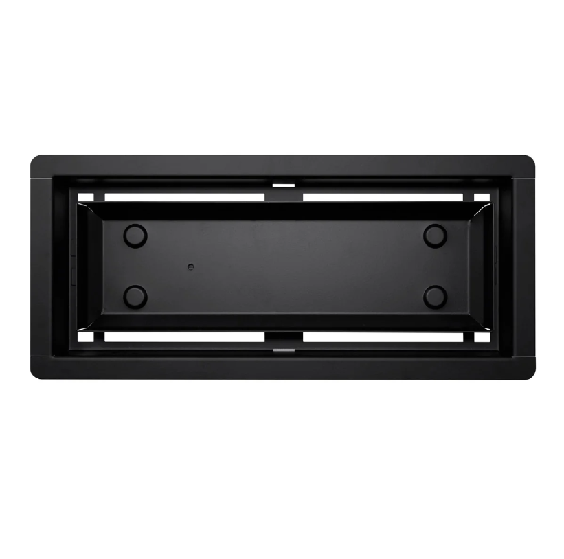 Davente Drop-In Top Flush Mount Floor Vent (Black)