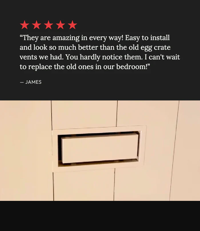 Aria Framed Wall Vent [Luxe]