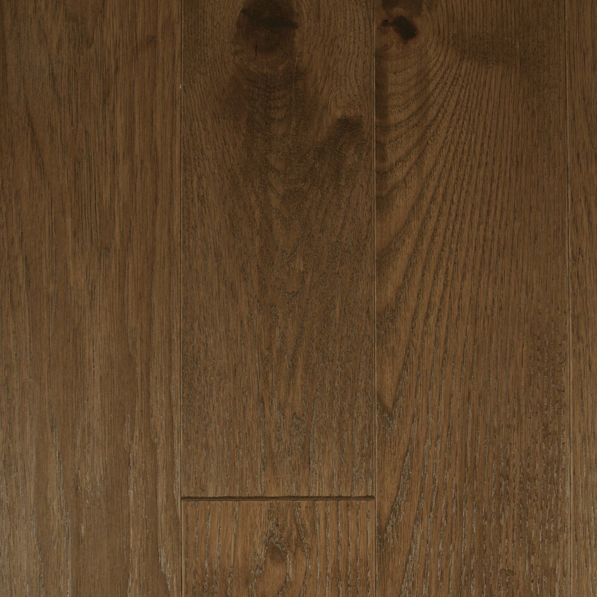 Vintage Northern Solid Sawn Hickory Nile Sculpted 6 1/2" x 3/4" UVF Urethane Oil Character Grade