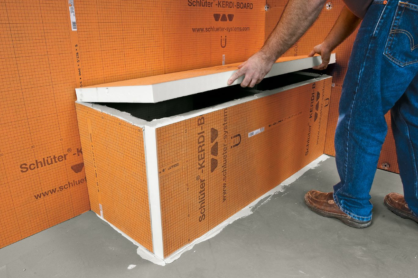 Schluter Kerdi-Board Panel 1/2" X 48" X 96"