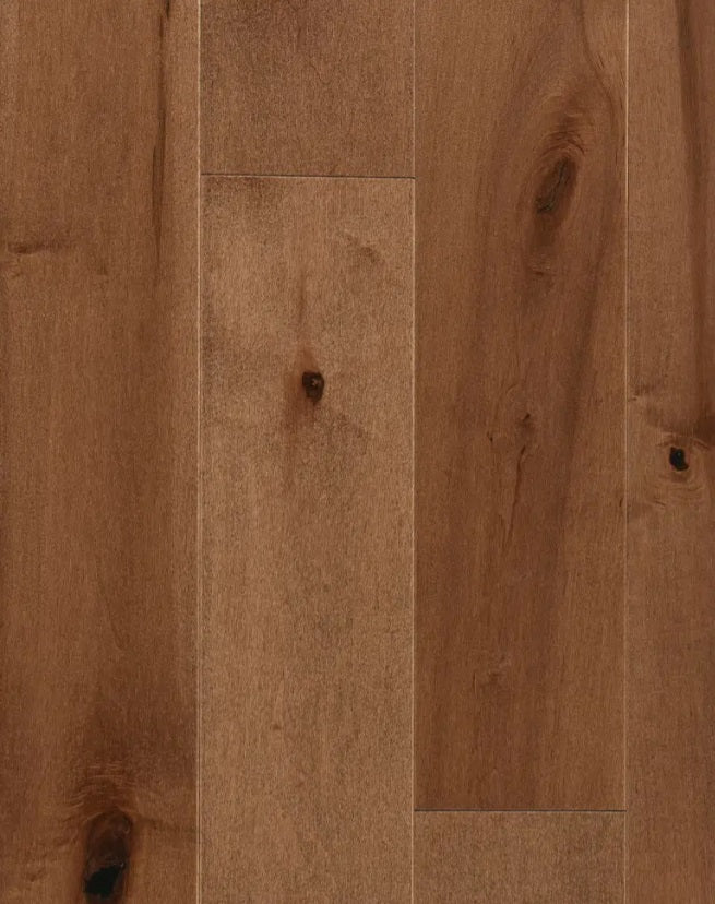 Superior Enhanced Maple Engineered Cinnamon Smooth 6" x 3/4" 25% Low Sheen Heritage Grade