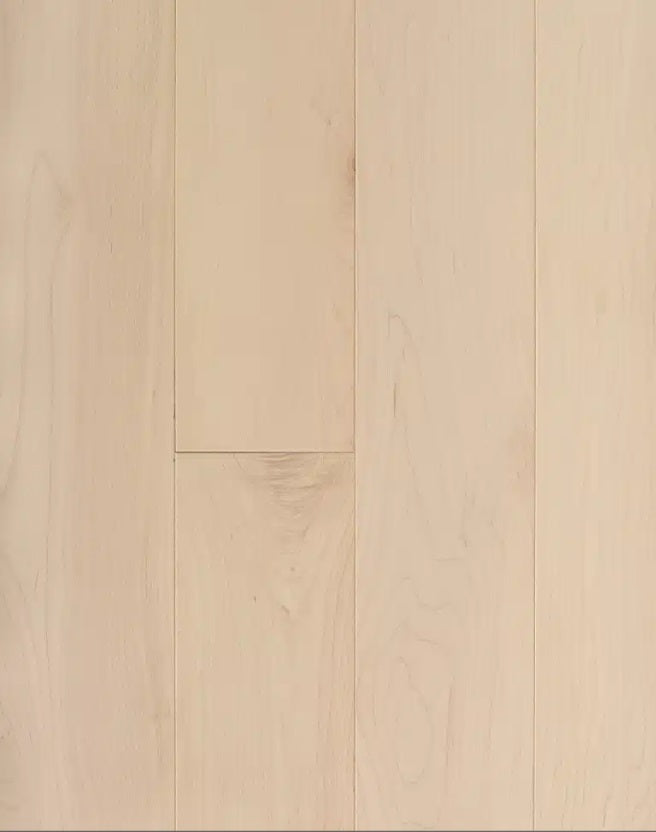 Superior Maple Solid Ivory Smooth 4 1/4" x 3/4" 5% Matte Sheen Premier Grade