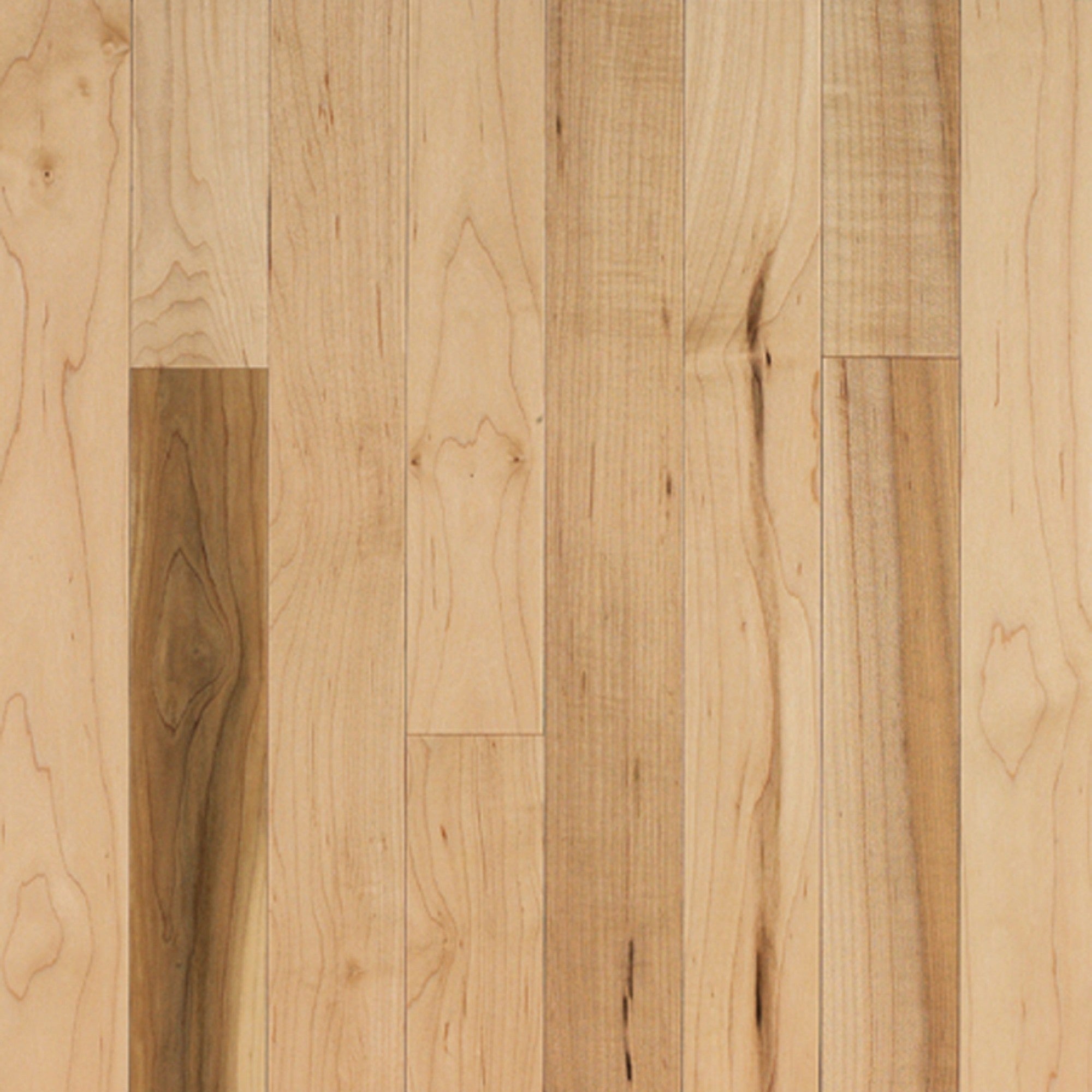 Vintage Northern Solid Sawn Maple Natural Smooth 6 1/2" x 3/4" Pearl Low Sheen Character Grade