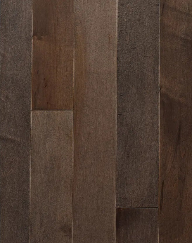 Superior Maple Solid Pepper Smooth 4 1/4" x 3/4" 25% Low Sheen Select Grade
