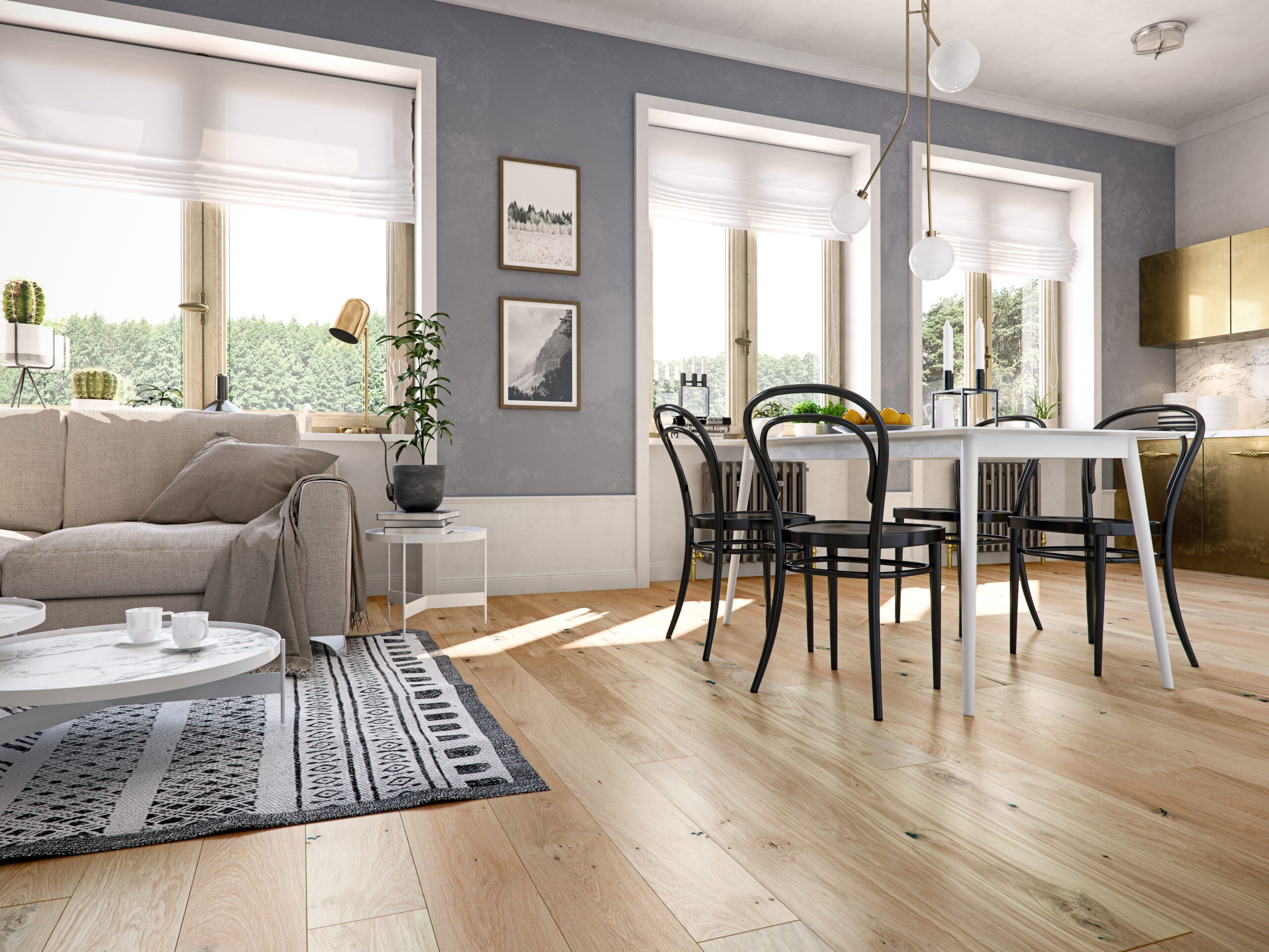 Savannah Millcreek + European White Oak Brushed Chino 5" x 3/4" x R/L to 86"