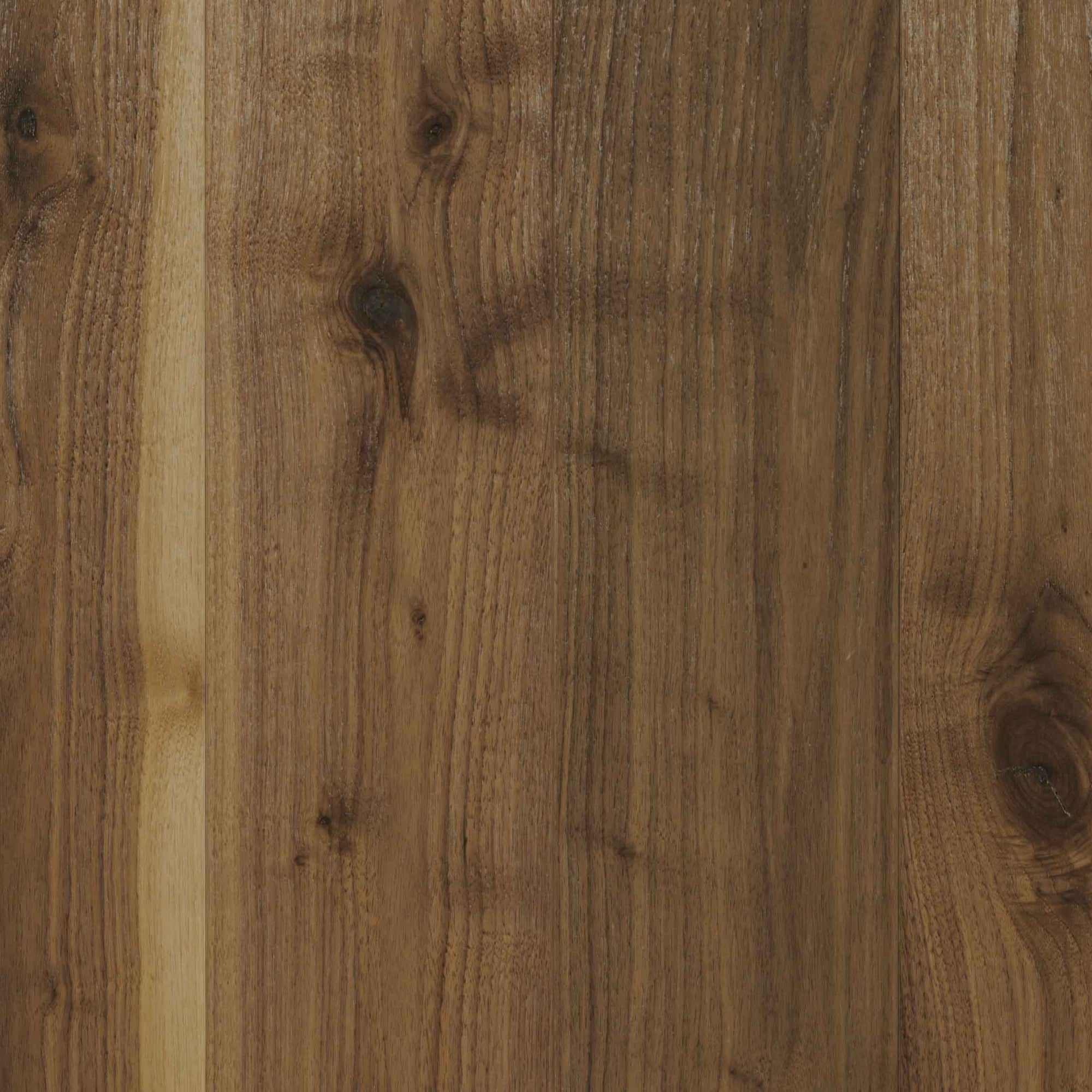 Vintage Northern Solid Sawn Walnut Natural Wirebrushed 6 1/2" x 3/4" UVF Character Grade