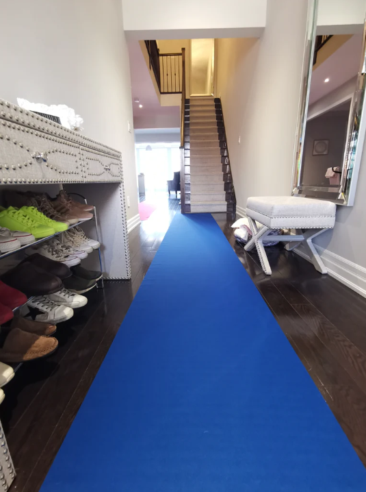 Neoprene Floor Runner Blue