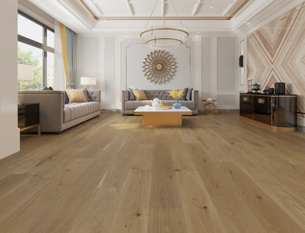 BiYork Nouveau 7 Bespoke European Oak Wire Brushed Cottage Plank (S) 7 1/2" x 3/4" (18 mm)