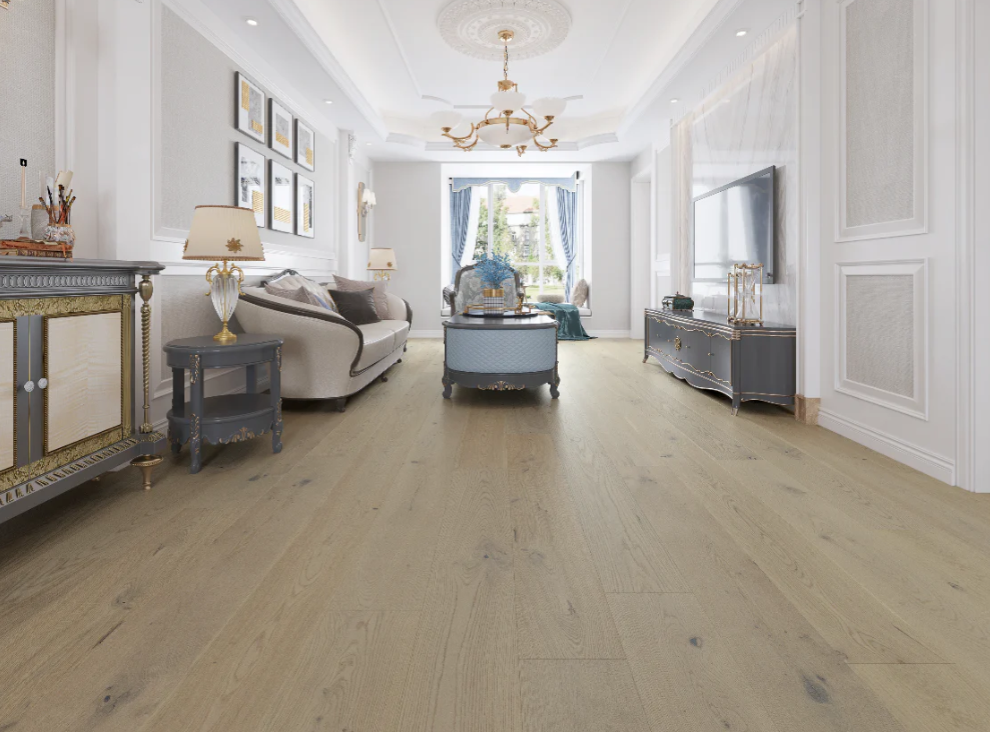BiYork Nouveau 7 Prelude European Oak Sandy Dream 7 1/2" x 1/2" (12 mm) Random Length